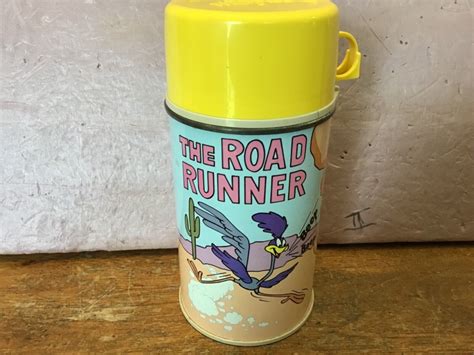 roadrunner metal lunch box|The Road Runner Metal Lunch Box No Thermos Warner Bros..